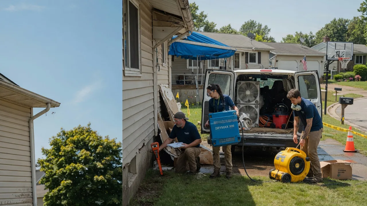 Ceiling Leak Cleanup in Bridgman, MI near me